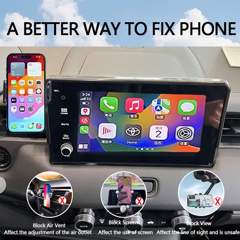 Elevate Your Nissan Driving Experience with the Ultimate 8-Inch Screen Car Phone Holder for 2021-2025 Rogue, 2020-2025 Sentra, and 2019-2025 Altima – Hands-Free, Durable Mount for Seamless Integration and Enhanced Safety, Effortless Installation, and Adjustable Viewing Angles
