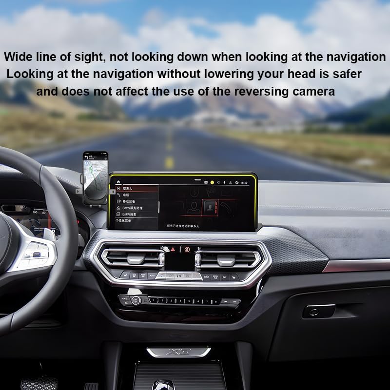 GMC Yukon 2021-2024 Exclusive Car Phone Holder – Hands-Free Auto Lock Mount with 360° Rotation for Safe Navigation and Communication – Perfect Accessory for Yukon and Yukon XL (Excludes Denali Trims) – Secure, Durable, and Ergonomically Designed for Enhanced Driving Safety