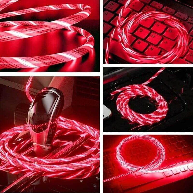 Revolutionize Your Power Connection: 6.6 FT LED USB C to USB C Cable – 60 W/3 A Fast Charger for i Phone 15, Mac Book Air, i Pad Pro, Pixel & Samsung Galaxy S23/S24 – Durable, Stylish, and User-Friendly Charging Solution for Tech-Savvy Professionals and On-the-Go Users