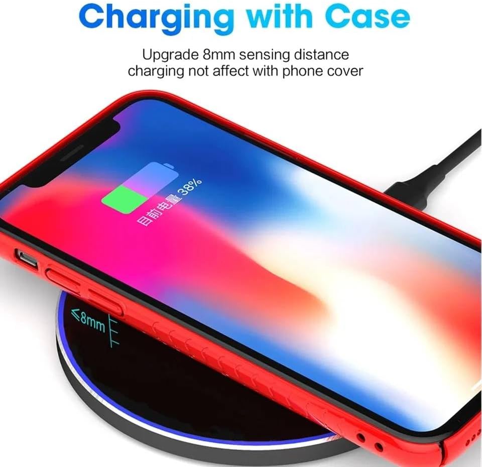 30 W Ultra-Fast Wireless Charging Pad – Versatile Compatibility for i Phone 14/13/12/11 Series and Samsung Galaxy S23/S22/S21 – Sleek, Portable Design with Advanced Safety Features – Experience Rapid, Tangle-Free Power Anywhere