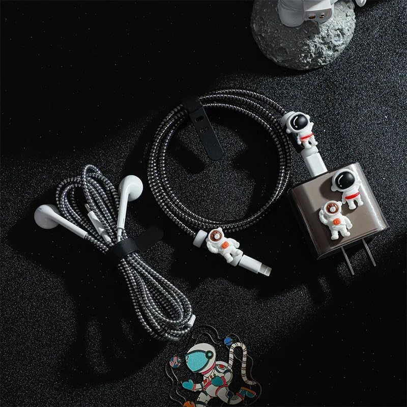 Adorable 3 D Cartoon Charger Protectors – Kitty & Bear Pack of 2 for i Phone 11, 12, 13, 14 Pro Max – Cute Silicone Cable Sleeves for Enhanced Durability & Style – Protect Your Charging Heads from Damage & Dust with Kawaii Designs – Compatible with 18 W & 20 W i Phone Chargers – Lightweight & Portable Charging Accessories for Everyday Use