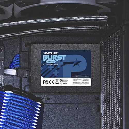 Patriot Memory Burst Elite 480 GB SATA III SSD – Lightning-Fast 2.5 Inch Solid State Drive for Unmatched Performance and Reliability in Gaming and Everyday Use