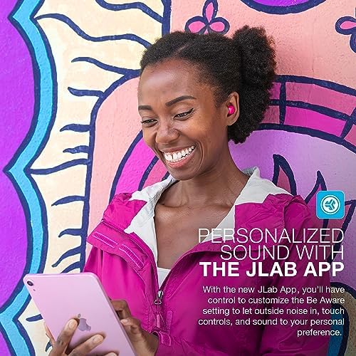 JLab JBuds Mini Tones True Wireless Earbuds – Ultra-Lightweight Bluetooth Earbuds with IP55 Sweat & Dust Resistance, Seamless Multipoint Connectivity for Effortless Device Switching, Enhanced Be Aware Audio for Safety, and Customizable EQ Modes for Superior Sound and Clear Calls, Ideal for Active Lifestyles and Everyday Adventures