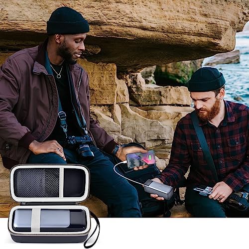 Casmilee Premium Hard Shell Power Bank Case for Anker 737/735/736/717 USB-C Chargers – Compact & Stylish Travel Organizer for Ga N Prime Nano II AC Adapter – Efficient Foldable Design for On-the-Go Charging Solutions