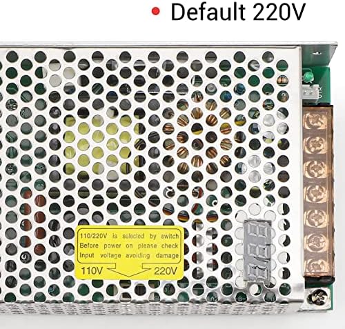 DROK 24 V Adjustable Power Supply – High-Efficiency AC to DC Converter for Reliable Power Delivery, 20 A 480 W Regulated Adapter Perfect for Computer Labs and Versatile Electronic Applications, Adjustable 5 V to 24 V Voltage Transformer for Enhanced Performance and Compatibility