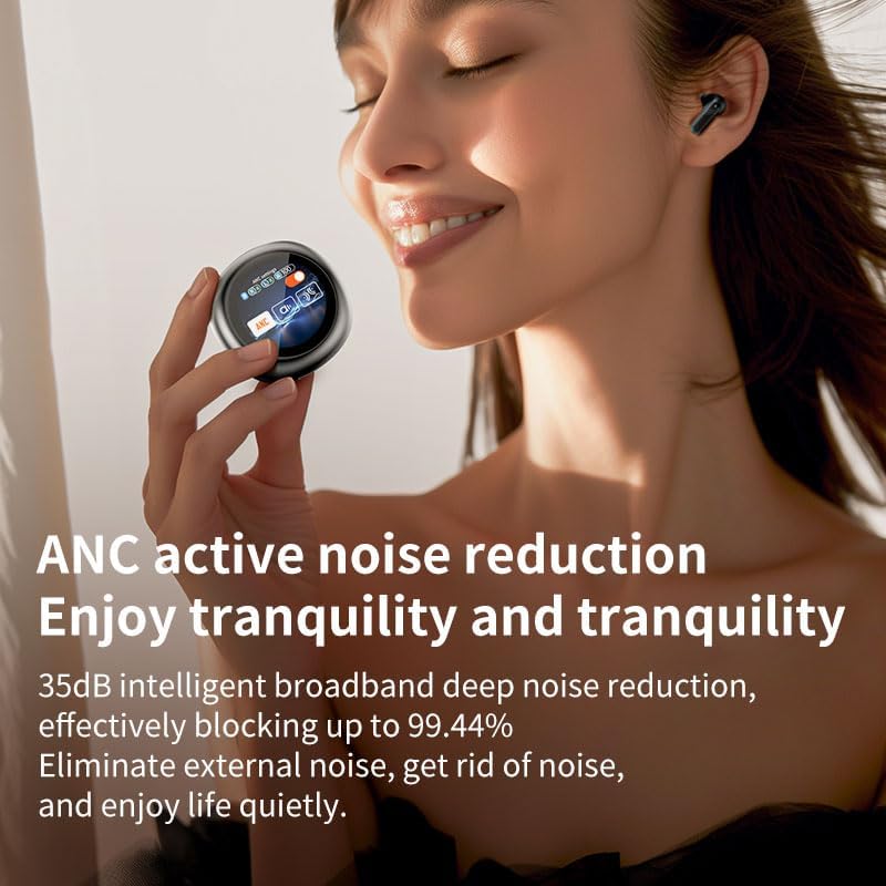 Elevate Your Audio Experience with LX-30 Bluetooth Earbuds: Premium ANC+ENC Noise Cancellation, Touch-Control Interface for Effortless Navigation, and IPX4 Waterproof Design for Ultimate Performance and Compatibility Across Devices