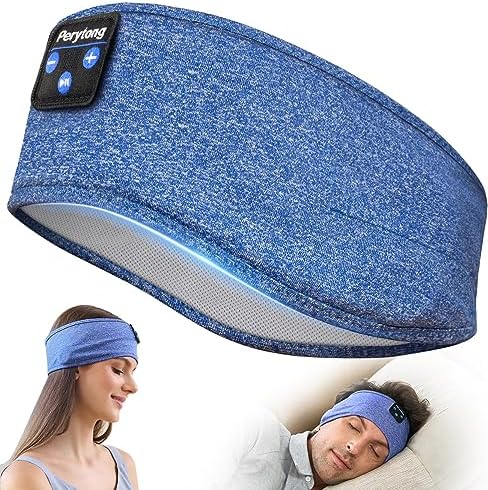 Perytong Wireless Bluetooth Sports Headband Headphones – Ultimate Comfort & Crystal-Clear Sound for Sleep, Yoga & Jogging – Perfect for Insomnia Relief, Meditation, and Easy Device Pairing
