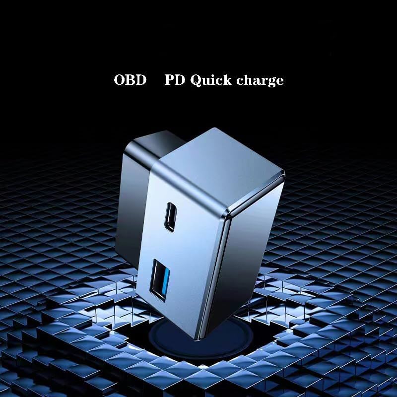 Revolutionary OBD In-Car Charger for Tesla Model 3 & Y – Dual-Port Type-C and USB Fast Charging Solution with Sleek Hidden Design for Ultimate Convenience and Enhanced Device Compatibility
