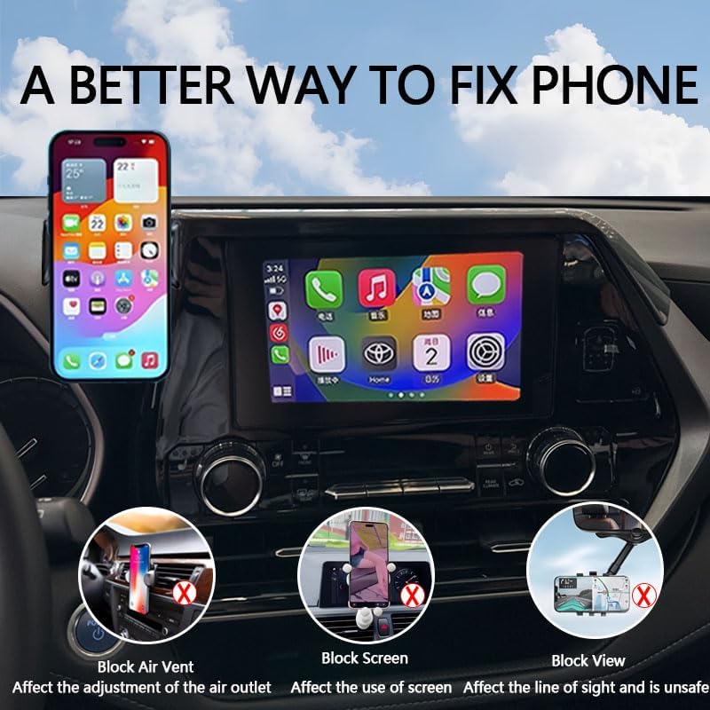 Elevate Your Nissan Driving Experience with the Ultimate 8-Inch Screen Car Phone Holder for 2021-2025 Rogue, 2020-2025 Sentra, and 2019-2025 Altima – Hands-Free, Durable Mount for Seamless Integration and Enhanced Safety, Effortless Installation, and Adjustable Viewing Angles