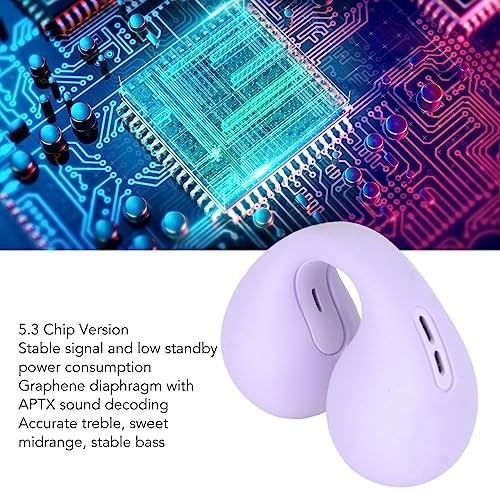 Heayzoki Open Ear Clip-On Headphones – Lightweight Noise Cancelling Mini Earbuds for Active Lifestyle, Perfect for Running and Sports (Vibrant Green) – Enhanced Audio Clarity and Awareness