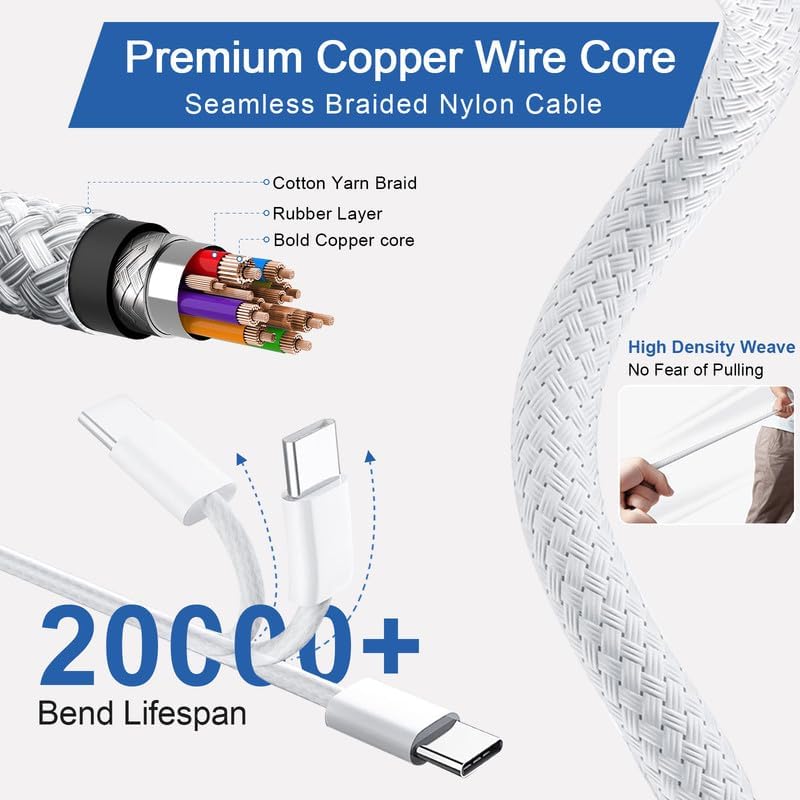 Experience Unmatched Charging Power with Our 140 W USB-C Charger for Mac Book Pro & Air – Designed for 2024, 2023, and 2021 Models, Includes 6.6 FT Braided Cable with LED Indicator. This high-performance charger features intelligent battery management to prolong battery life and prevent overheating, ensuring your Mac Book stays safe and efficient. Compatible with Mac Book Air (13/15-inch, M3, M2, M1) and Mac Book Pro (14/16-inch, M3, M2, M1), it delivers lightning-fast charging speeds, reaching 50% in just 30 minutes. The included durable braided cable features a magnetic connector that minimizes accidental disconnections, while the LED indicator keeps you informed of your charging status. Engineered for optimal compatibility and speed, this original quality charger is backed by a 24-month warranty and dedicated support. Elevate your charging experience today and keep your Mac Book powered up wherever you go!