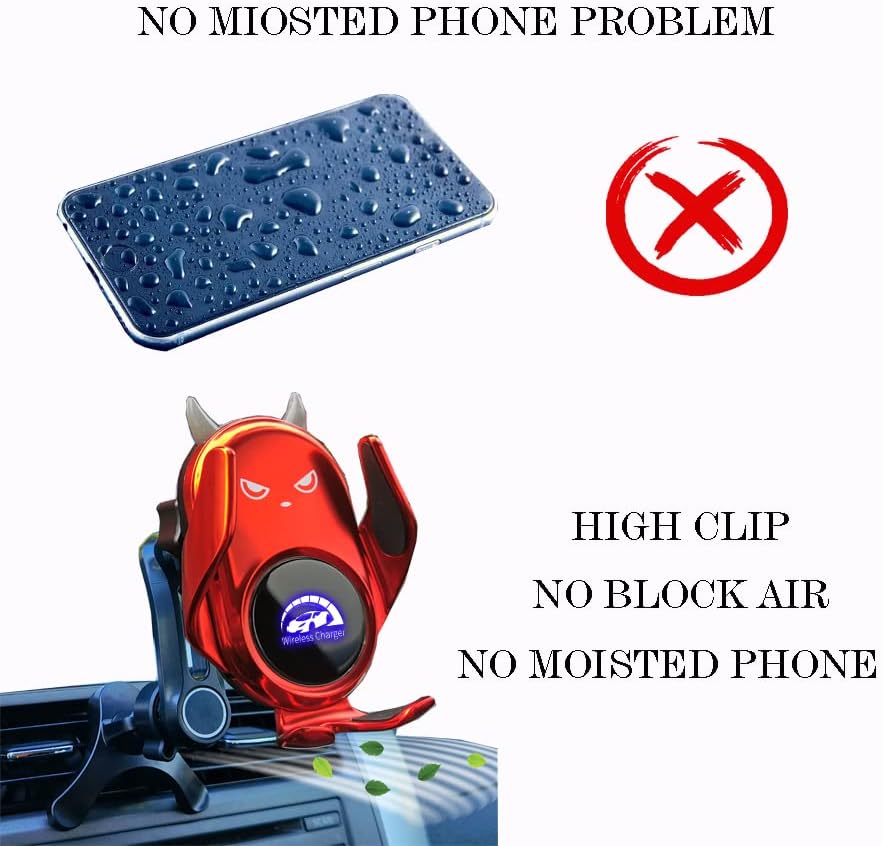 Charming Pink Rabbit Wireless Car Charger Mount – Effortless Auto-Clamping Phone Holder for i Phone 15, 14, 13, 12 & Samsung S24, S23, S22 – Whimsical Air Vent Accessory with Rapid Charging and Universal Fit Features