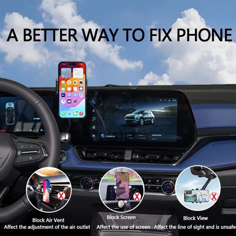 Elevate Your Nissan Driving Experience with the Ultimate 8-Inch Screen Car Phone Holder for 2021-2025 Rogue, 2020-2025 Sentra, and 2019-2025 Altima – Hands-Free, Durable Mount for Seamless Integration and Enhanced Safety, Effortless Installation, and Adjustable Viewing Angles