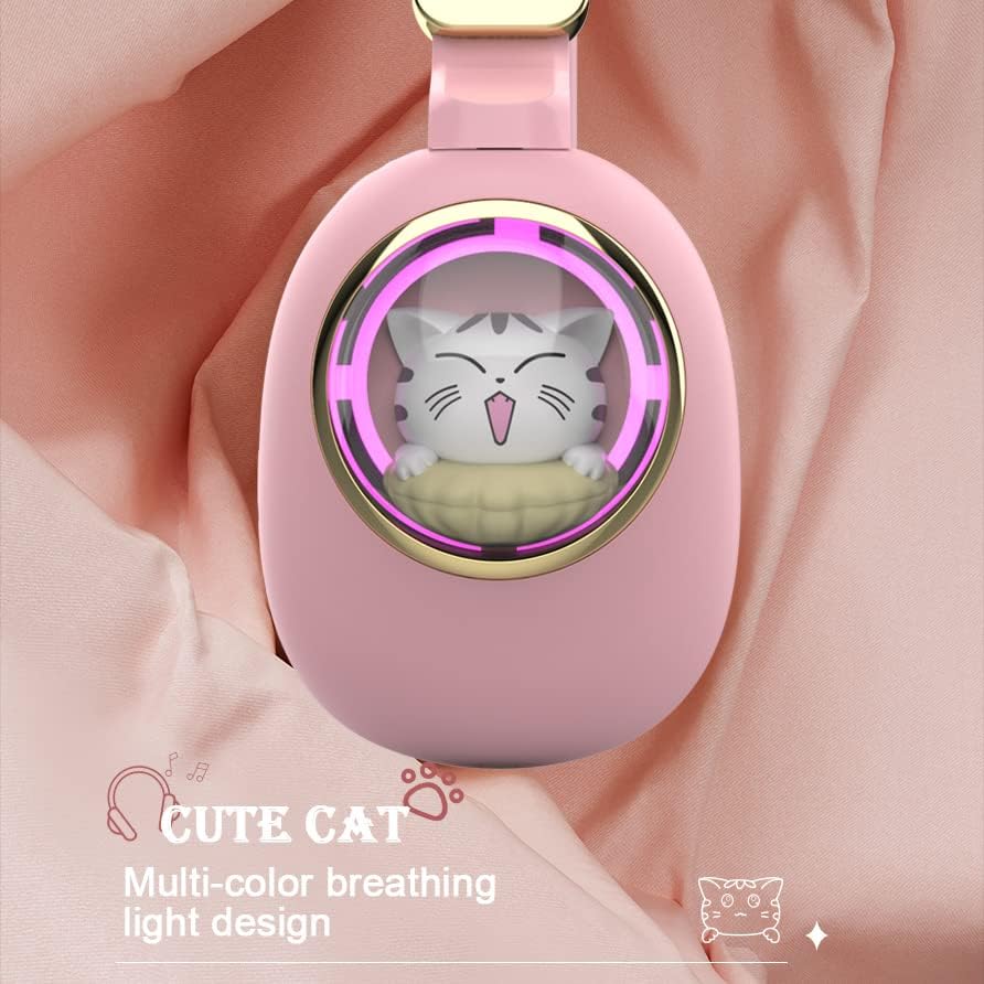 Enchanting Pink Cat Ear Bluetooth Headphones for Kids – Fun Noise-Cancelling Over-Ear Design with LED Lights, Ultimate Comfort for School, Travel, and Everyday Adventures – Elevate Young Music Experiences with Superior Sound Quality and Playful Style