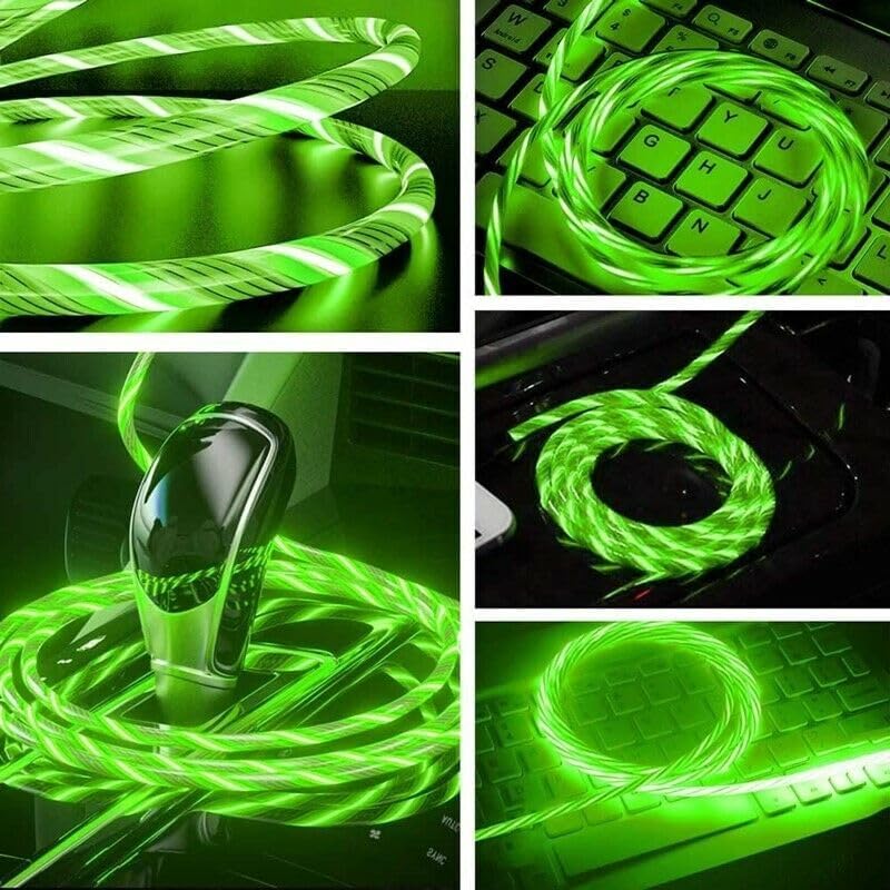 Revolutionize Your Power Connection: 6.6 FT LED USB C to USB C Cable – 60 W/3 A Fast Charger for i Phone 15, Mac Book Air, i Pad Pro, Pixel & Samsung Galaxy S23/S24 – Durable, Stylish, and User-Friendly Charging Solution for Tech-Savvy Professionals and On-the-Go Users