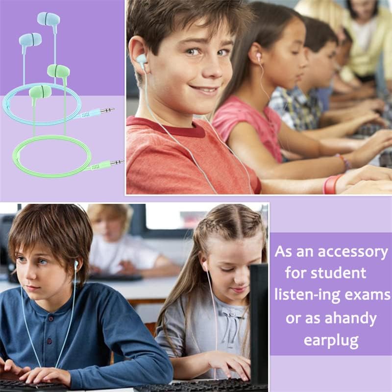 Bulk School Earbuds Headphones – 100 Pack HY400 Black – Premium Quality Audio for Classroom Learning – Comfortable & Durable Earphones for Kids, Teens, and Adults – Versatile Compatibility for Enhanced Educational Engagement