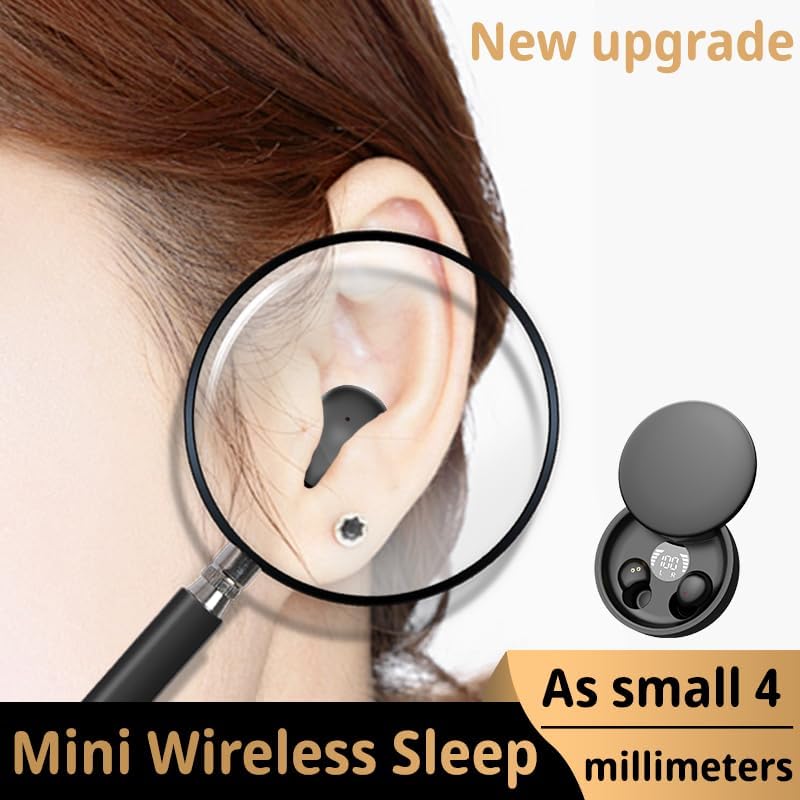 Beige Ergonomic Mini Bluetooth Earbuds – Premium Sound Quality, Hassle-Free Auto Pairing, and IPX5 Waterproof for Active Lifestyles with Ultimate Comfort and Portability