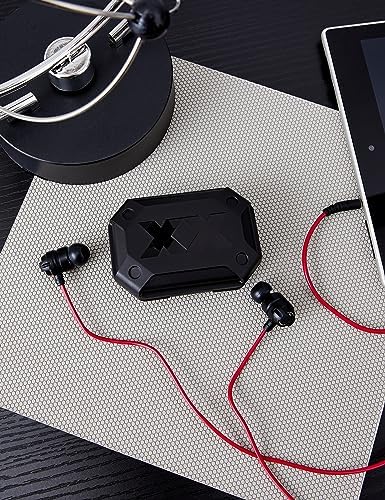 JVC HAFX1 Xtreme-Xplosivs Earbuds – Premium Deep Bass Wired Headphones with Enhanced TV & PC Compatibility, Lightweight Comfort & Tangle-Free Design for Exceptional Sound Quality in Black & Red