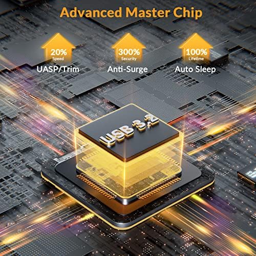 Transform Your Data Storage with i Dsonix Tool-Free M.2 NVMe PCIe SSD Enclosure – High-Speed USB-C 3.2 Gen 2 Adapter for Effortless 10 Gbps Transfers, Supports M-Key & B+M Key Interfaces for 2230/2242/2260/2280 SSDs, Enhanced Durability & Performance with UASP Trim Technology – Ideal for Professionals & Casual Users Alike