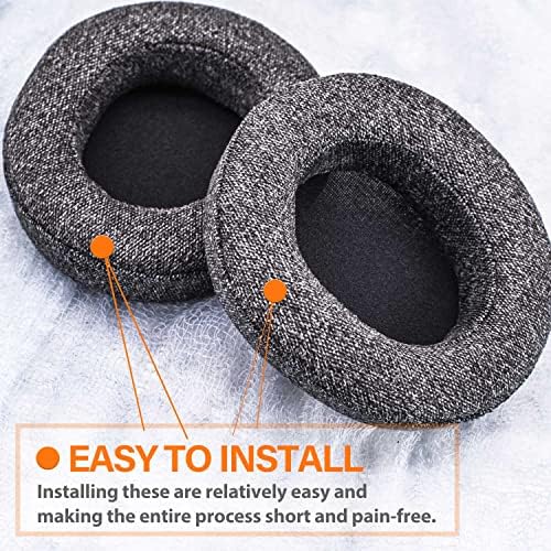 Upgrade Your Audio Experience with TRANSTEK’s Premium Velour Earpads for Arctis Nova Pro Wired Headset – Exceptional Comfort & Enhanced Sound Isolation for Gamers & Audiophiles – Durable, Easy-to-Install Replacement Cushions Perfectly Compatible with Wired Models