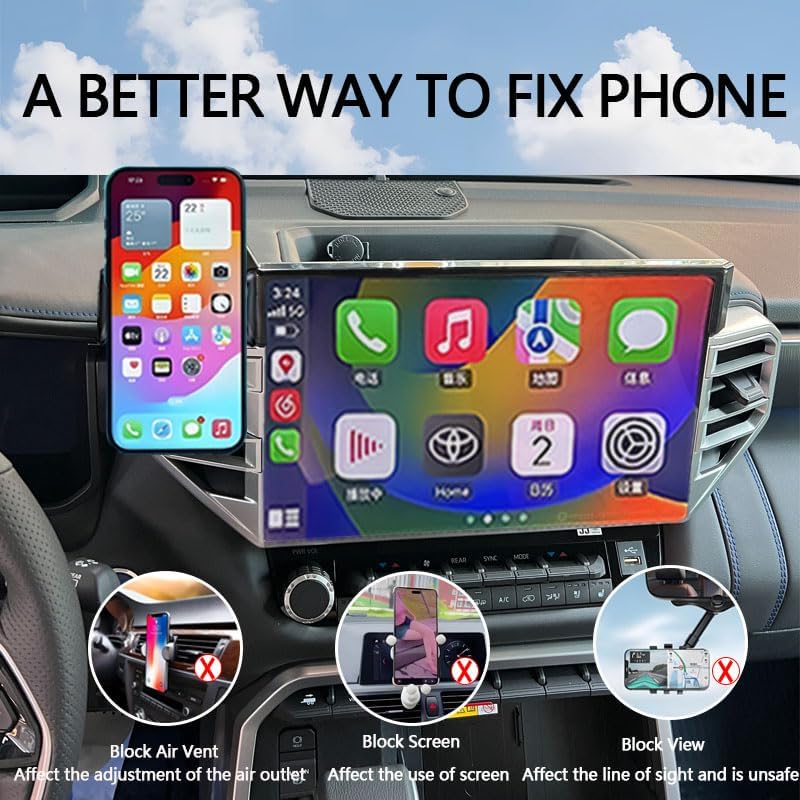 Elevate Your Nissan Driving Experience with the Ultimate 8-Inch Screen Car Phone Holder for 2021-2025 Rogue, 2020-2025 Sentra, and 2019-2025 Altima – Hands-Free, Durable Mount for Seamless Integration and Enhanced Safety, Effortless Installation, and Adjustable Viewing Angles