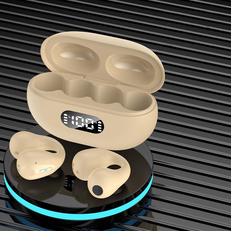 Advanced Wireless Bluetooth Earbuds with Customizable Sound Profile – 20 Hours of Playtime, Superior Noise Cancellation, and Ergonomic Design for Ultimate Comfort – Compatible with i Phone and Samsung – Sleek White Finish with LED Battery Indicator for Modern Audiophiles