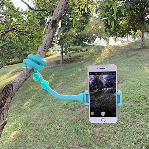 Cute Worm Cell Phone Holder, 360 Degree Rotating Bendable Flexible Phone Mount with Suction Cup Creative Phone Bracket for iPhone, Samsung, LG, Nexus, Nokia and More – Enhanced Compatibility and Speed