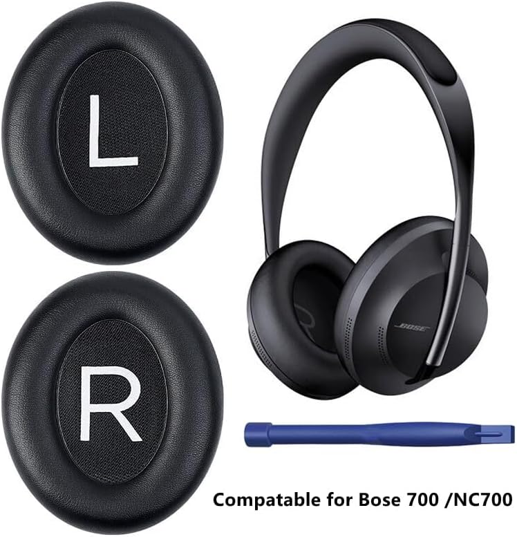 Upgrade Your Bose 700 Headphones with Luxurious Memory Foam and PU Leather Replacement Earpads – Perfectly Engineered for Comfort, Durability, and Enhanced Audio Clarity – Premium Grey Cushions for an Elevated Listening Experience
