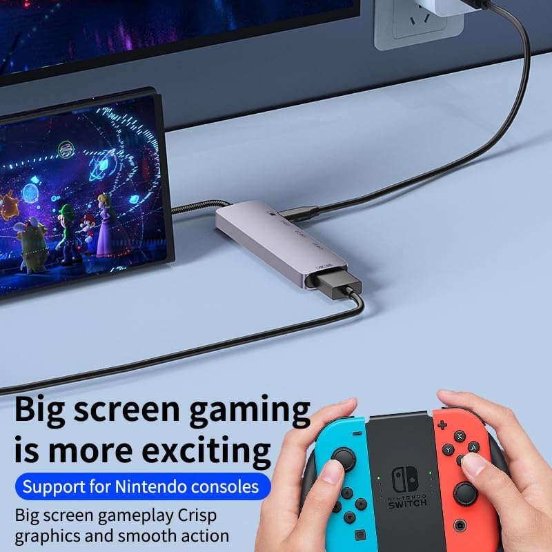 Transform Your Mac Book Pro into a Powerhouse with Our 4 K60 Hz USB C Hub – Ultimate Multi-Port Adapter for Lightning-Fast Data Transfers, PD 100 W Rapid Charging, and Dual SD/TF Card Readers – Ideal for Professionals and Creative Minds