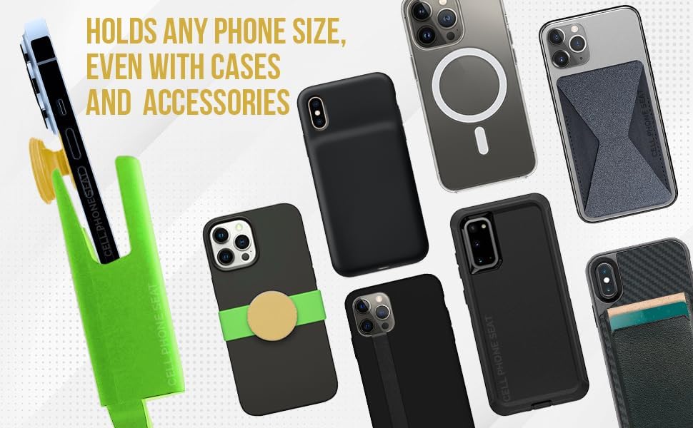 Universal Cup Holder Phone Mount for Cars & Trucks – Hands-Free Convenience, Fits All Phone Sizes & Cases, Made in USA, 2-Pack Black – Ideal for Navigation and Charging Access