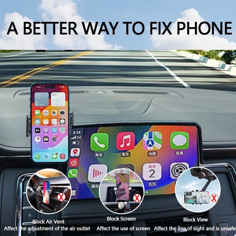 Elevate Your Nissan Driving Experience with the Ultimate 8-Inch Screen Car Phone Holder for 2021-2025 Rogue, 2020-2025 Sentra, and 2019-2025 Altima – Hands-Free, Durable Mount for Seamless Integration and Enhanced Safety, Effortless Installation, and Adjustable Viewing Angles