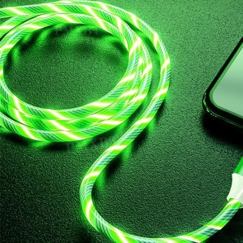 RGB USB A to Type C Fast Charging Cable Phone Charger High Data Speed Light Up Colourful RGB Current Flowing for All USB C Device-USB A to C RGB 39 Inche – Enhanced Compatibility and Speed