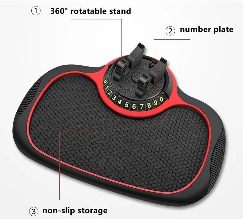 Enhance Your Driving Comfort with the Superior Anti-Slip Multifunctional Car Mat – Innovative Silicone Dashboard Holder for Securely Storing Phones, Keys, and Gadgets – Universally Compatible with All Vehicles & Effortlessly Washable for Ultimate Convenience – Boost Safety and Accessibility on Every Trip