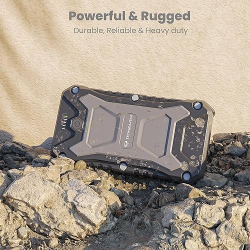 Ultimate 10000 m Ah Rugged & Waterproof Wireless Power Bank – Fast Charging Outdoor Charger for i Phone 16, 15, 14, 13, 12, 11 & Samsung Galaxy S25, S24, S23, S22, S21 – Heavy-Duty Portable Battery for Camping and Extreme Adventures, Reliable Charging On-the-Go