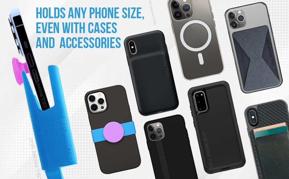 Universal Cup Holder Phone Mount for Cars & Trucks – Hands-Free Convenience, Fits All Phone Sizes & Cases, Made in USA, 2-Pack Black – Ideal for Navigation and Charging Access