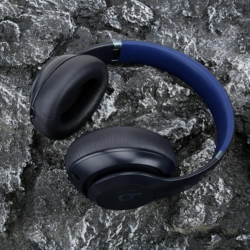 Ultimate Comfort Earpad Upgrade for Beats Studio Pro Wireless Headphones – Luxurious Sandstone Protein Leather with Superior Noise Isolation Foam for Unmatched Audio Clarity and Enhanced Listening Experience