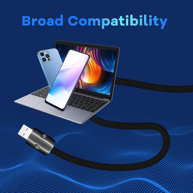 Revolutionary 8.5 FT Samurai Edition USB-C Cable – Ultra-Durable Black Chubby Design for 240 W Fast Charging, Perfectly Compatible with i Phone 16/15, i Pad, Mac Book & Galaxy Series, Stylish Silicone Build for Everyday Reliability and Optimal Performance