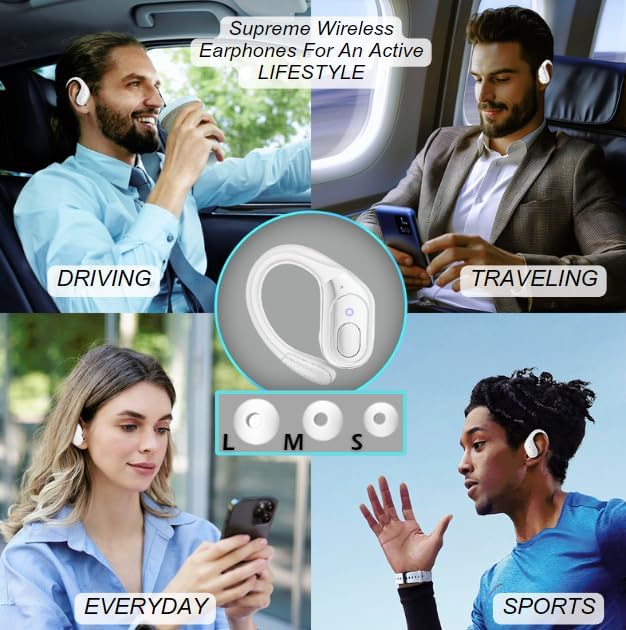 Unleash Your Sound Potential with Groove Bluetooth Earbuds – Exceptional High-Fidelity Audio, Ergonomic Comfort, and 20-Hour Playtime – Cutting-Edge Bluetooth 5.0 for Effortless Pairing – Waterproof and Sweatproof Design for Athletes and On-the-Go Music Lovers – Must-Have Wireless Earbuds for Ultimate Listening Experience in Any Environment