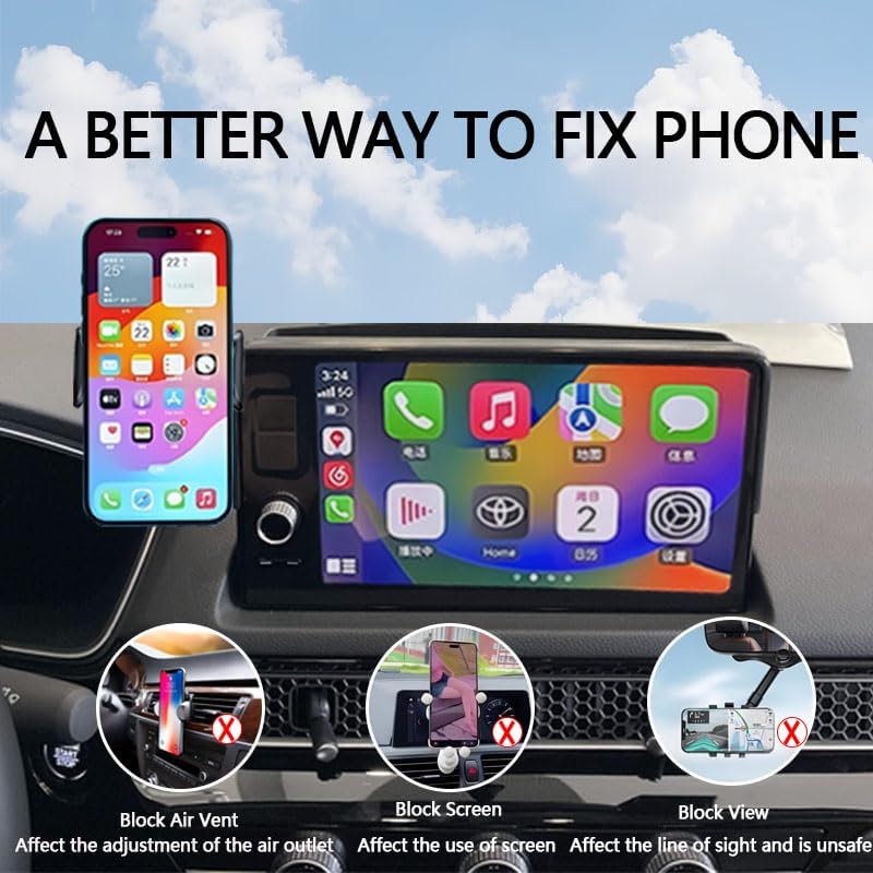 Elevate Your Nissan Driving Experience with the Ultimate 8-Inch Screen Car Phone Holder for 2021-2025 Rogue, 2020-2025 Sentra, and 2019-2025 Altima – Hands-Free, Durable Mount for Seamless Integration and Enhanced Safety, Effortless Installation, and Adjustable Viewing Angles