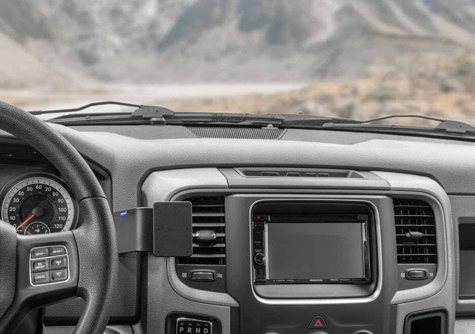 Scosche PC855158 Pro Clip Center Dash Mount for 2013-2018 Dodge Ram Trucks – Effortless Smartphone Access with Enhanced Safety Features and Easy Installation for a Streamlined Driving Experience