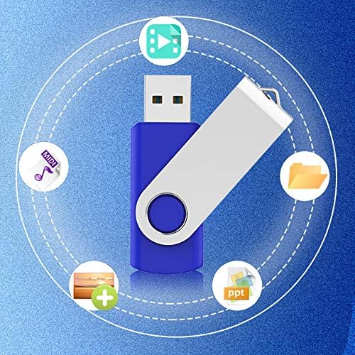 KEXIN 64 GB USB Flash Drive Pack – 10 Durable USB 2.0 Thumb Drives for Effortless Data Storage and Transfer – Perfect for Professionals and Students on the Go