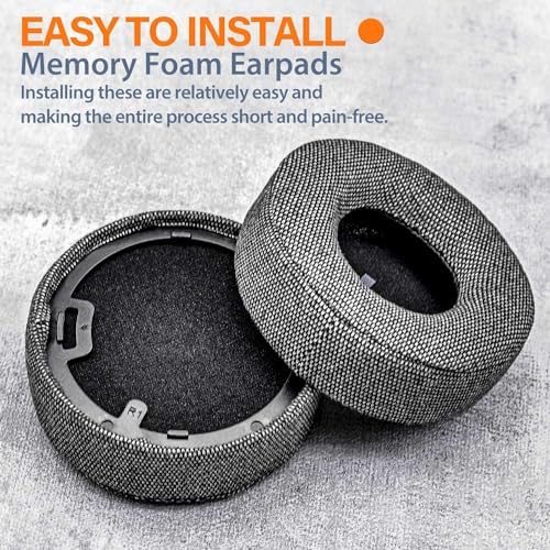 Upgrade Your Jabra REVO Headphones with TRANSTEK Premium Memory Foam Earpads – Luxurious Hybrid Velour for Ultimate Comfort, Effortless Installation, and Exceptional Sound Isolation for Audiophiles and Casual Listeners