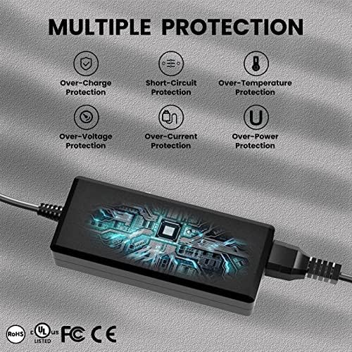 Universal 90 W Laptop Charger AC Adapter with 16 Connectors for Fast Charging – Compatible with HP, Dell, Lenovo, Acer, Asus, Toshiba, and More – Versatile Power Solution for All Notebook Brands – CE/FCC/ROHS Certified for Safety and Efficiency – Perfect for Home, Office, and Travel Use – Global Input Voltage 100-240 V, Ideal for Ultrabooks and Chromebooks – Enhanced Protection Features Including Short Circuit, Overcurrent, and Overvoltage Safety – 30-Day Hassle-Free Return Policy and 12-Month Warranty for Peace of Mind – Streamline Your Charging Experience with One Adapter for Multiple Devices – Space-Saving Design for a Clutter-Free Workspace