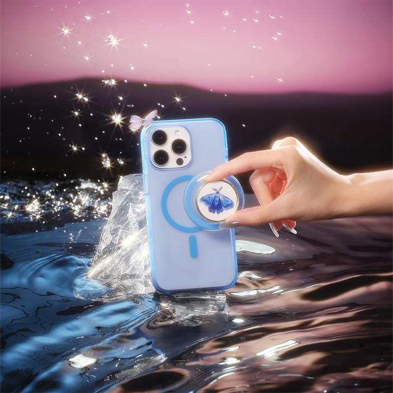 Mag Safe Pop Grip: Stylish Magnetic Phone Stand with Customizable Enamel Mosaic Design – Secure Grip, Hands-Free Kickstand, and Wireless Charging Compatible Accessory for Enhanced Mobile Experience