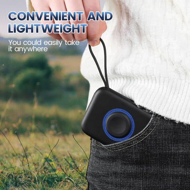 HUOTO Ultra-Compact 5000 m Ah Portable Charger – Premium Power Bank for i Phone 14/13/12/11/8/7/6 & Apple Watch Series 1-9 – Fast Charging, Lightweight, and Versatile Charging Solution for On-the-Go Lifestyle