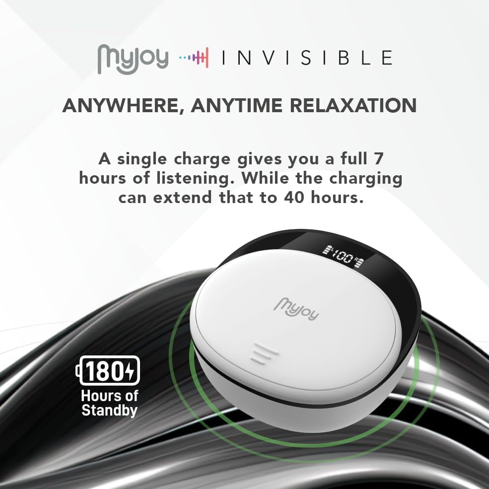 Discover Unmatched Comfort with My Joy Invisible Bluetooth Sleep Earbuds – Wireless Freedom for Meditation, Travel, and Restful Nights – Sleek Black Design – Perfectly Engineered for All-Night Wear, Effortless Connectivity, and Enhanced Device Compatibility – Enjoy Premium Sound Quality and Long Battery Life for Continuous Audio Bliss – Ideal for Mindfulness Practices and Sleep Deprivation Relief – Lightweight and Discreet for Seamless Use – Durable Construction Ensures Everyday Reliability – Transform Your Relaxation Experience with Innovative Noise-Isolating Technology.