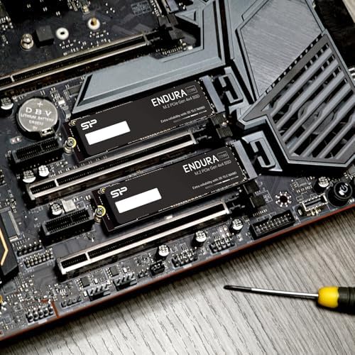 Elevate Your Computing Experience with Silicon Power 500 GB UD90 NVMe 4.0 Gen4 PCIe M.2 SSD – Lightning-Fast Read/Write Speeds of 5,000/2,700 MB/s for Gamers and Creators – Compact, Reliable Storage Solution with Superior Compatibility for All Devices