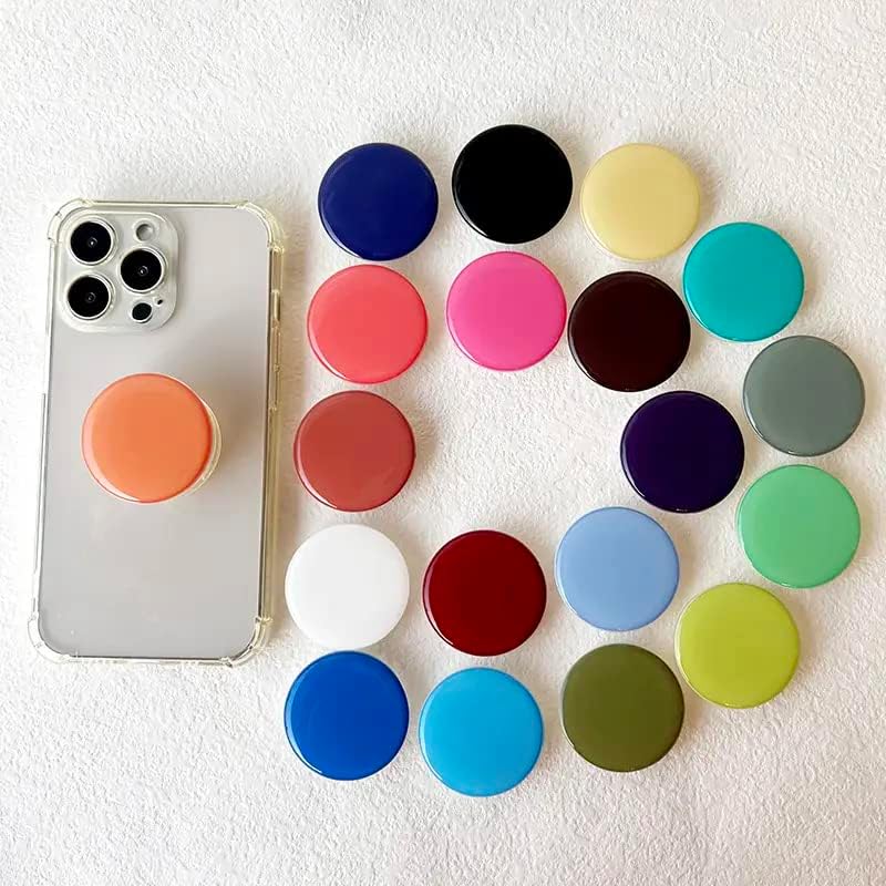 Transform Your Mobile Interaction with the On The Grip Macaron Color Collapsible Phone Grip & Stand – Chic White Round Holder for Optimal Device Control, Universal Compatibility, and Effortless Hands-Free Viewing – Ideal Smartphone Accessory for Secure Handling and Travel-Friendly Design
