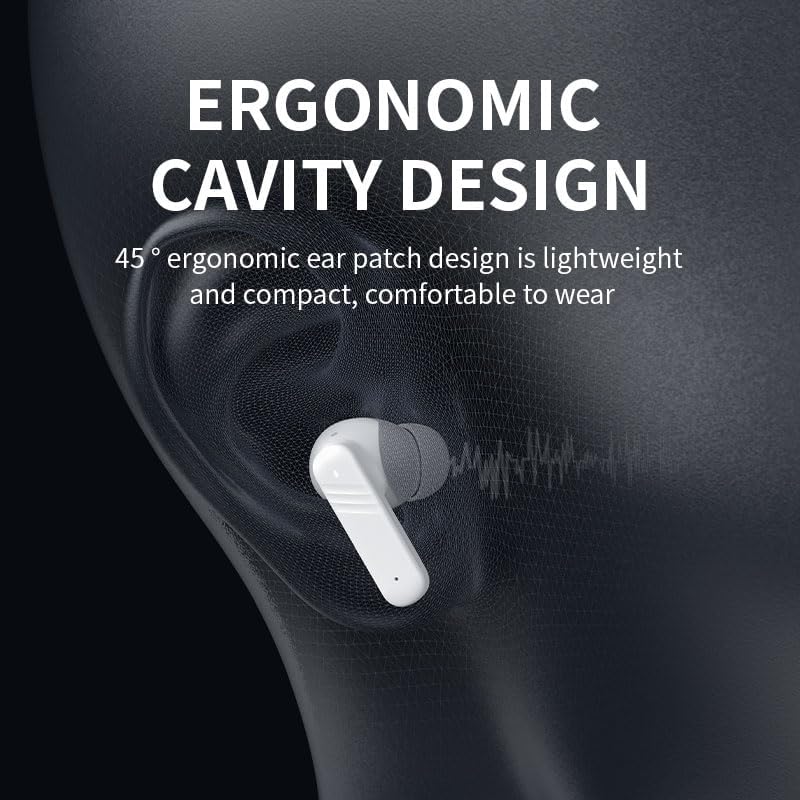 Elevate Your Audio Experience with LX-30 Bluetooth Earbuds: Premium ANC+ENC Noise Cancellation, Touch-Control Interface for Effortless Navigation, and IPX4 Waterproof Design for Ultimate Performance and Compatibility Across Devices