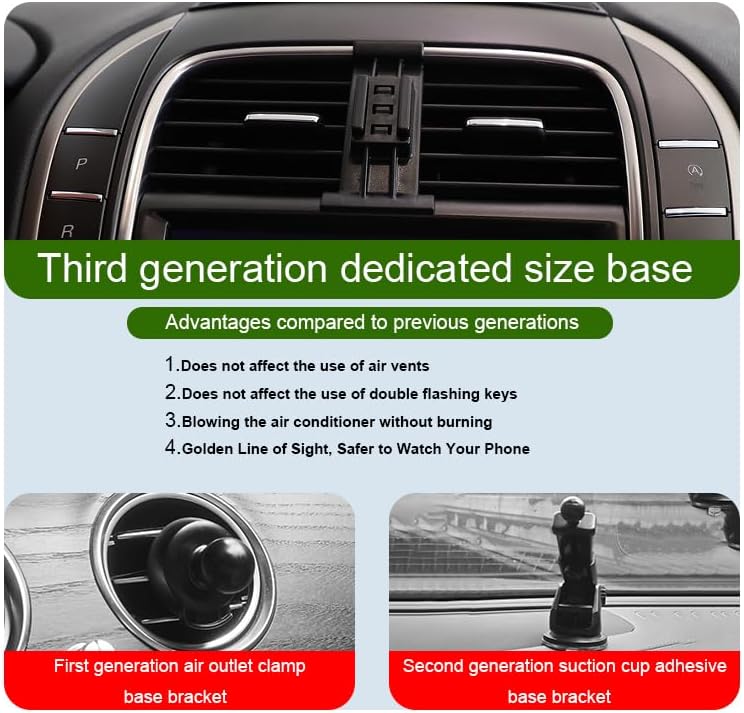 Car Phone Holder for Lincoln Nautilus Auto Accessories [Only for 2021-2023 Nautilus] [Auto Lock Hands Free Cell Phone Mount Car fits for iPhone & All Smartphones] – Enhanced Compatibility and Speed